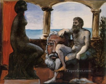 El escultor y su estatua 1933 Pablo Picasso Pinturas al óleo